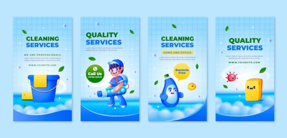 梯度清潔服務(wù) 在Instagram故事中打造視覺吸引力與客戶信任